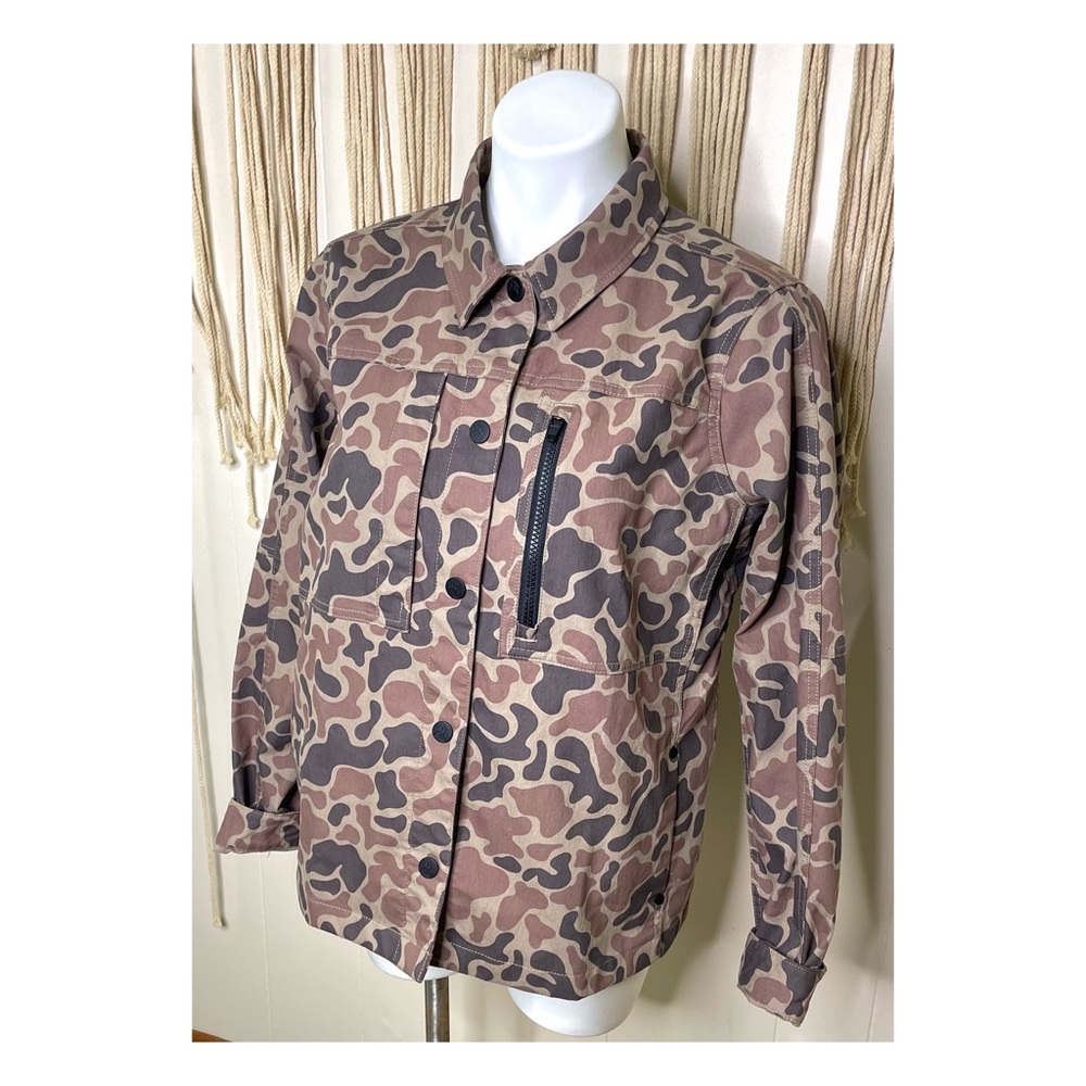 NWOT Duluth Alaskan Hard Gear Men’s Stone Run Brown Camo Standard Fit Overshirt